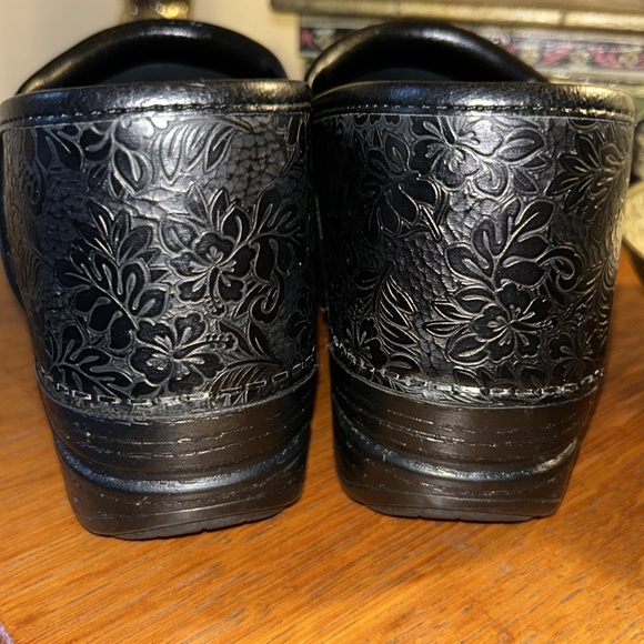 Dansko Tooled Leather Clogs - Picture 4 of 9